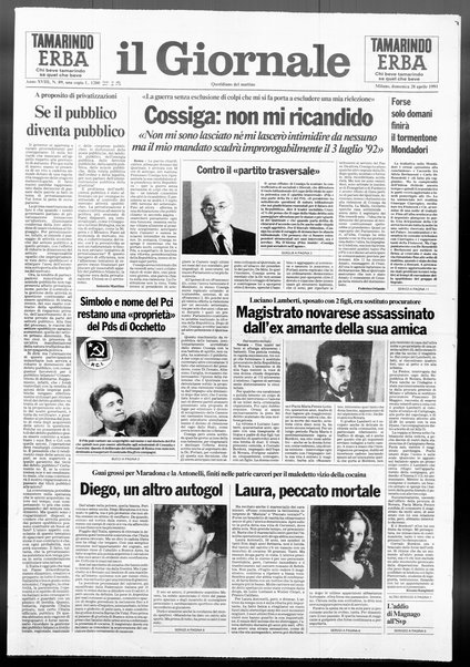 Il giornale : quotidiano del mattino